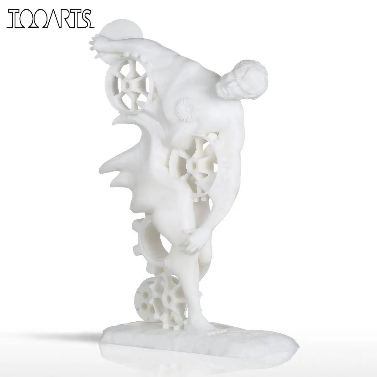 Kopen Tooarts Tomfeel 3D Gedrukt Beeldje Discobolus Seneca Beeldje Woondecoratie Parametrische Ornament Craft Gift Voor Home Office