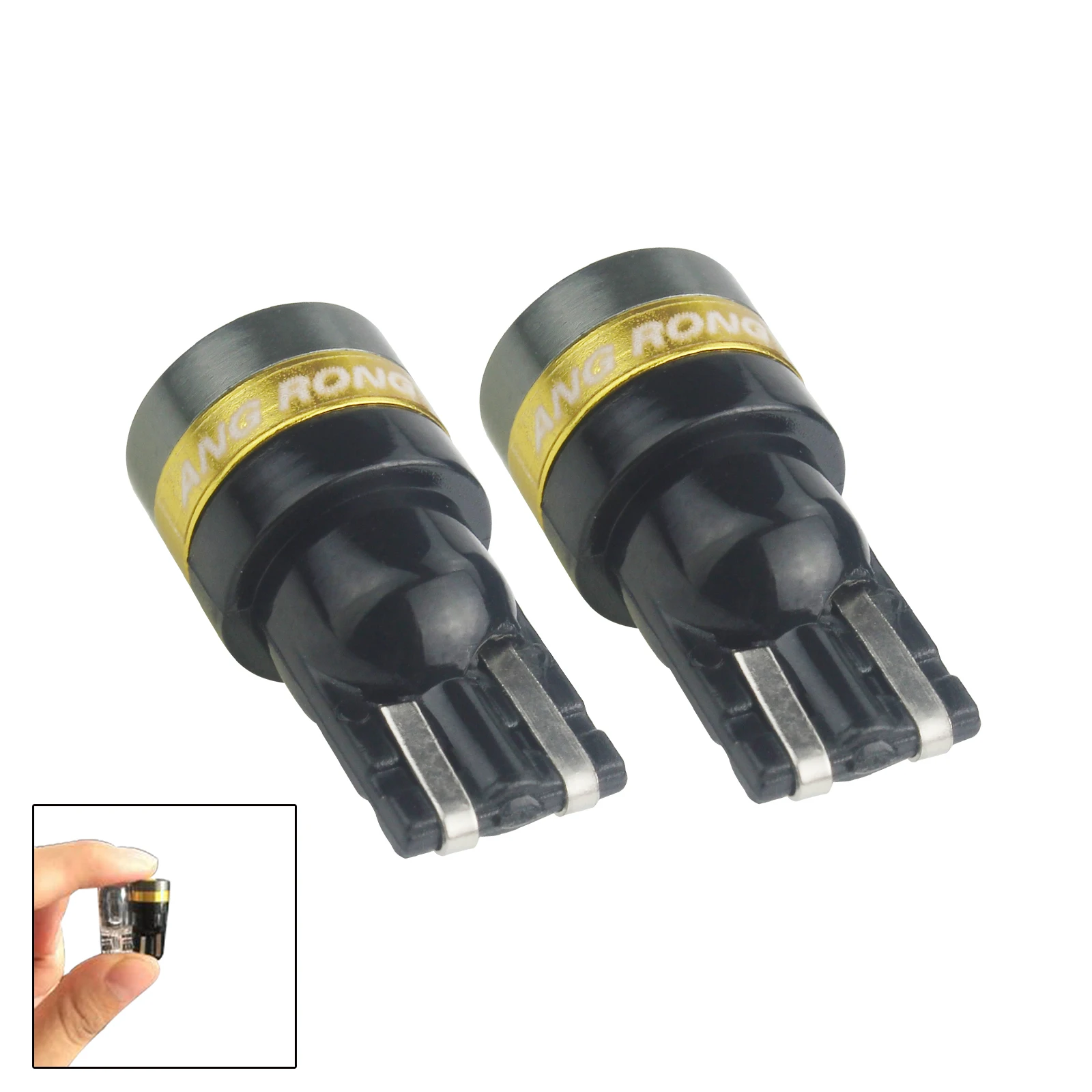 ANGRONG 2x W5W 501 T10 LED 5W номер пластины боковые лампочки лампы 6000K ксенон