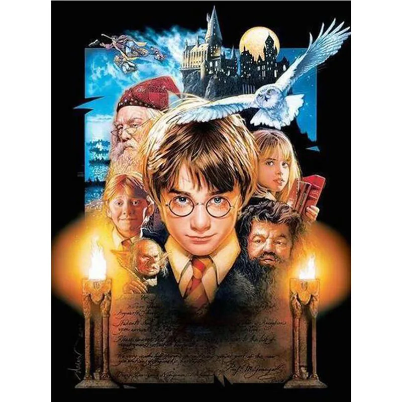 

DIY 5D Diamond Painting Mosaic Harry Potter Series Handmade Diamond Cross stitch Set Diamond Embroidery Mosaic cross stitch