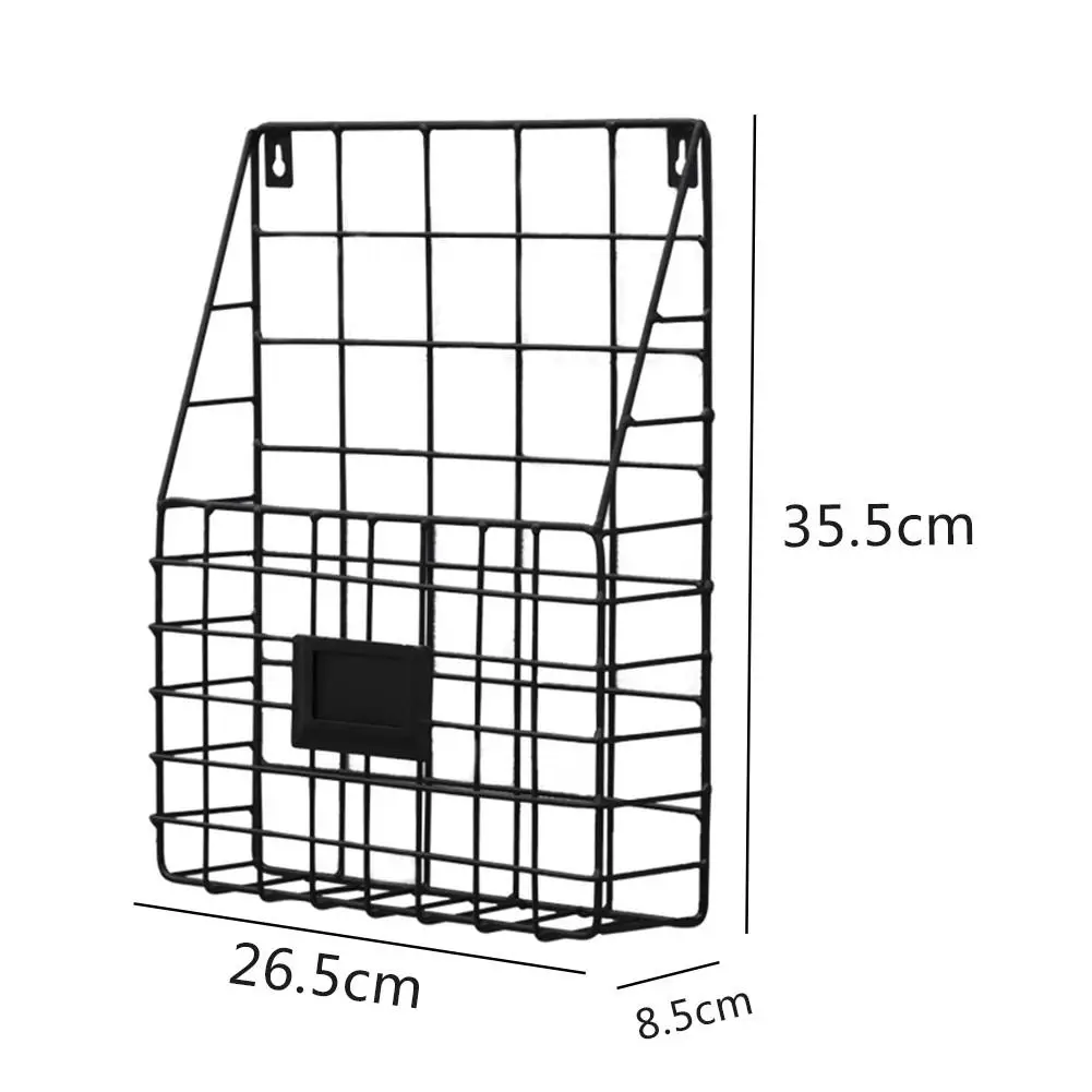 CHUWUJU простой железный настенный подвесной стеллаж журнал газета полка для хранения Органайзер украшение стены