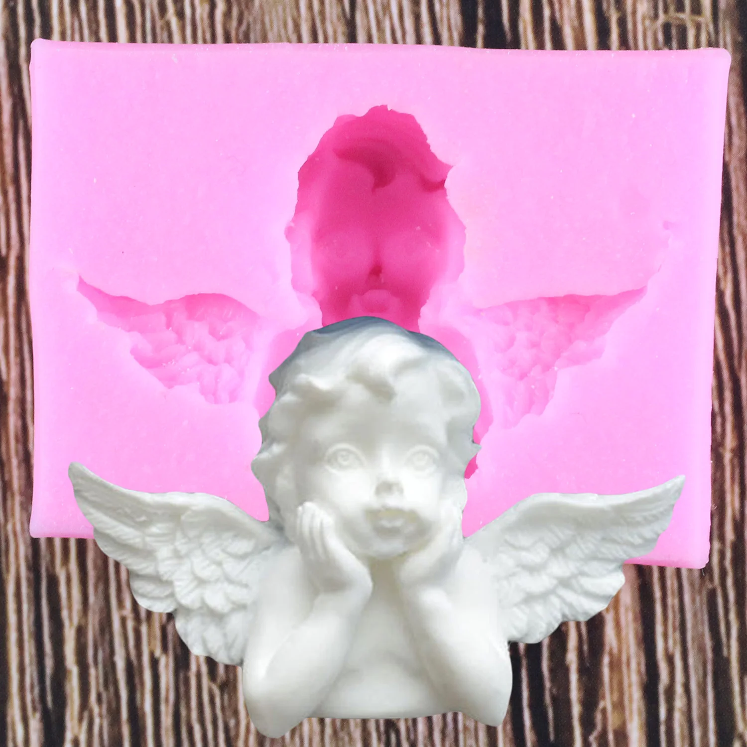 DIY 3D Ангел форма для изготовления мыла силиконовые формы Craft Скульптура украшения