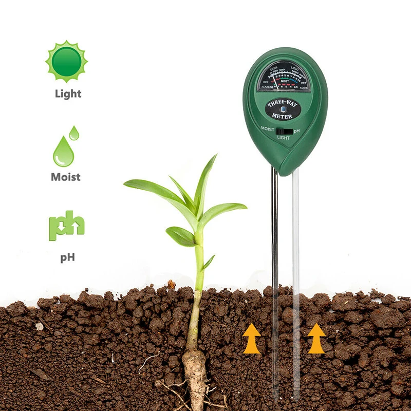 

Portable Crop Measurement Soil Instrument Moisture Tester Horticultural Soil Moisture Meter Soil Ph Measurement Tool