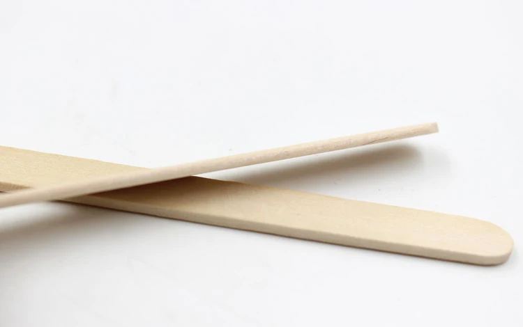 

Popsicle Stick IceCream Sticks Birch Wood Ice-lolly Wooden Stick, Cambered Polished Edge Length 114mm 50pcs/lot