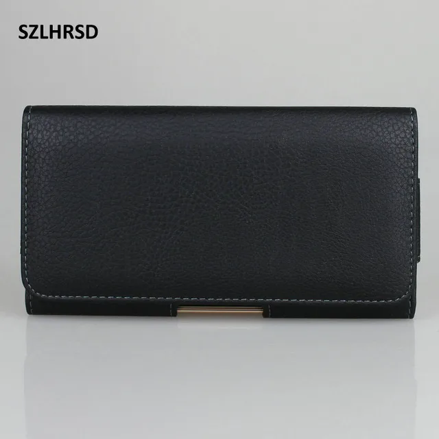 Cheap SZLHRSD Belt Clip PU Leather Waist Holder Flip Pouch Case for Bluboo D5 Pro S3 Cubot P20 R11 Haier Hurricane Vivo V9 Youth