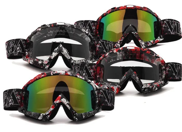 P932C мотокросса очки для пересеченной местности лыжи Сноуборд маска для езды на квадроциклах Oculos Gafas шлем для мотоспорта, мотокросса MX очки