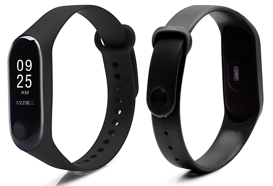 BOORUI Pulsera, цветной браслет Miband, 3 ремешка, силиконовый ремешок Miband, 3 ремешка, Сменные аксессуары, ремешок на запястье для xiaomi mi3, браслет