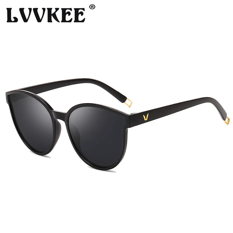 LVVKEE Модные оттенки женские солнцезащитные очки черные модные очки UV400 Винтажные женские солнцезащитные очки Брендовые