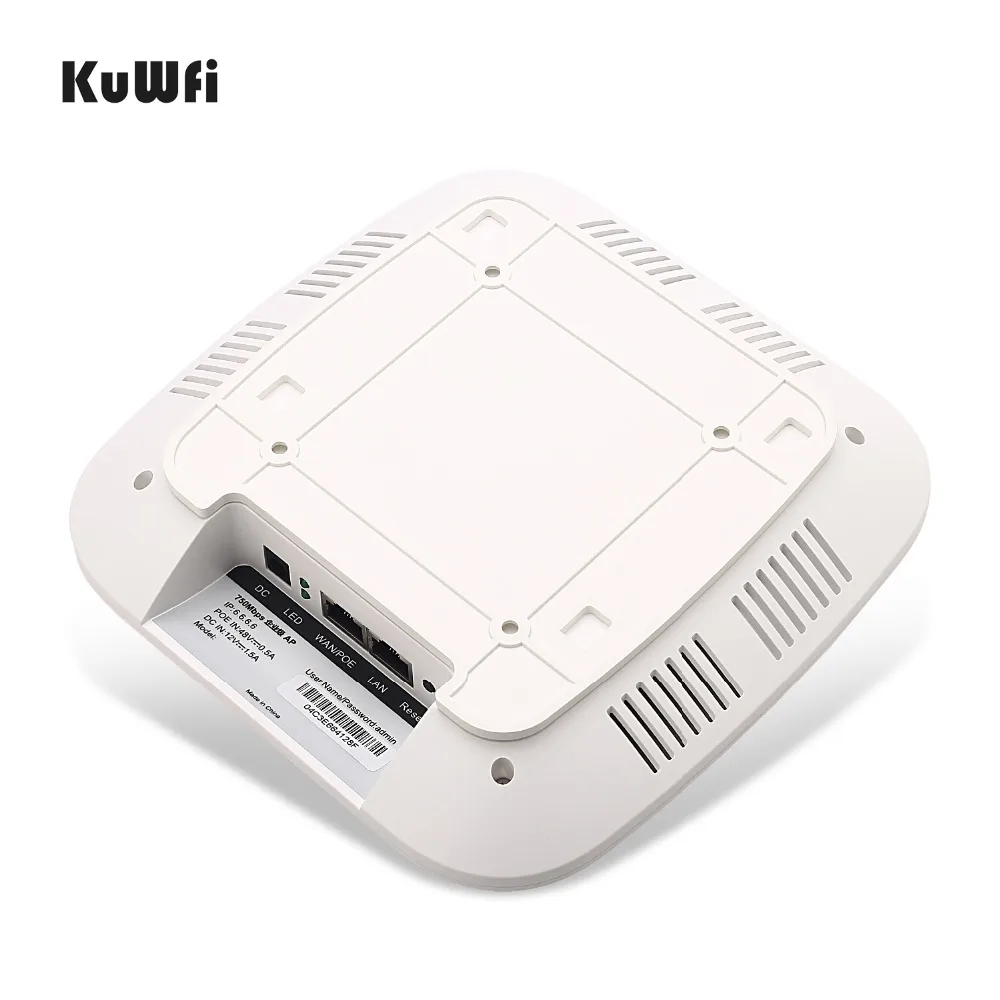 KuWFi 2 4G 5G высокая производительность 1200 Мбит/с Внутренний потолочный беспроводной