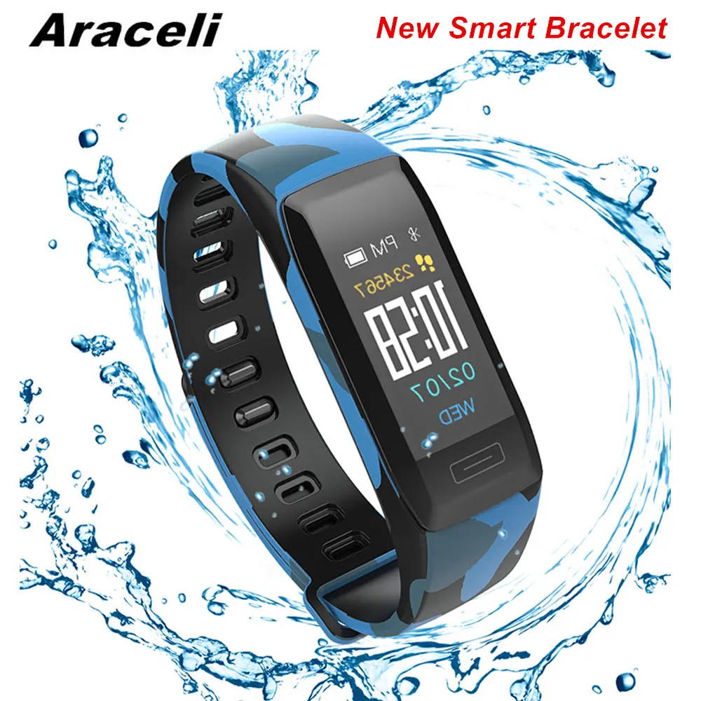 

2019 New Smart Bracelet Blood Pressure Heart Rate Tracker SmartBracelet Waterproof Smart Watch Men Band Smart Bracelet R5Max