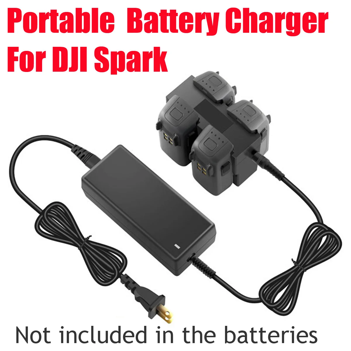 

4 In 1 Drone Flight Battery Charger LCD Overcharge Prote.ction For DJI Spark