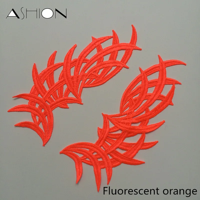Lace Sewing Accessories 5 pairs Lace Applique Patch Tango Latin Dance Ballet Costumes Dress Decor Sewing Crafts