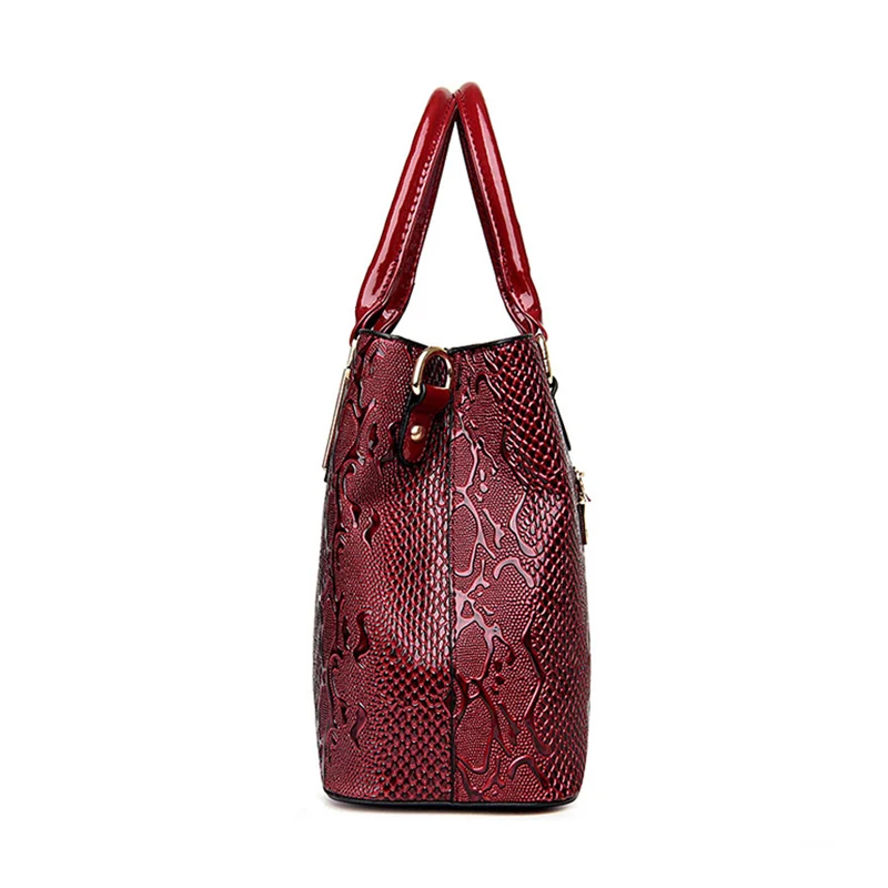 Large Capacity Pu Leather Handbag Women Patchwork Fashion Shoulder Bag Big Tote Casual Ladies Hand Bags Female Luxurious (2)