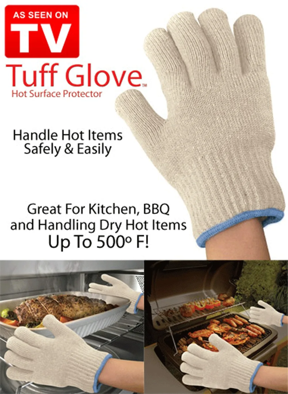 2016 new A pair Microwave oven gloves Tuff Gloves As Seen on TV Oven