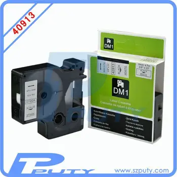 

high-quality compatible D1 40913 black on white 9mm label tapes for dymo label maker