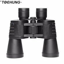 Бинокли tochung 20x50 Военный бинокль, профессиональный оптический телескоп, бинокль с широким углом для пеших прогулок путешествия