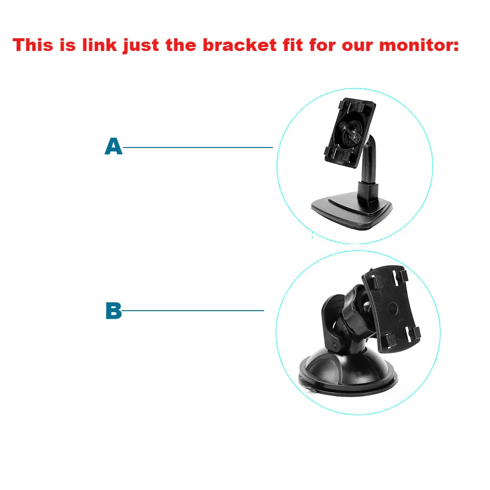 

1 Piece Car Bracket for our 5.0 Inch Car Monitor TFT LCD 800*480