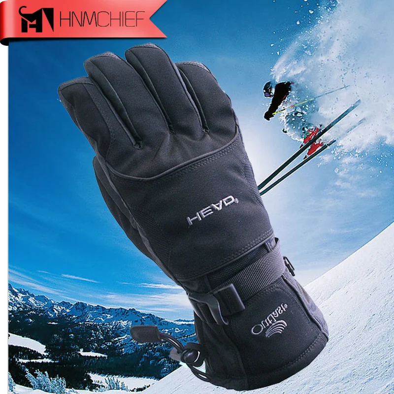 2017 جديد رجل الجليد الثلج ski قفازات ركوب الشتاء يندبروف ماء قفازات للجنسين الثلوج