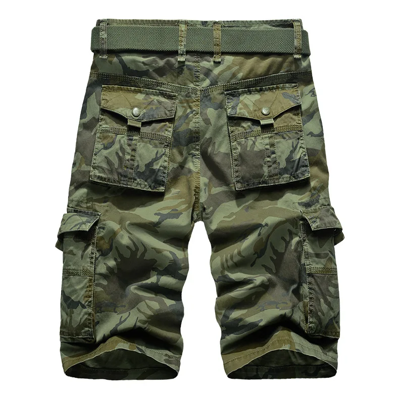 Online 2019 neue Cargo Shorts Männer Camouflage Armee Militär Casual Shorts Sommer Heißer Verkauf Hip Hop Baumwolle Qualität Arbeit Shorts Homme 29 44