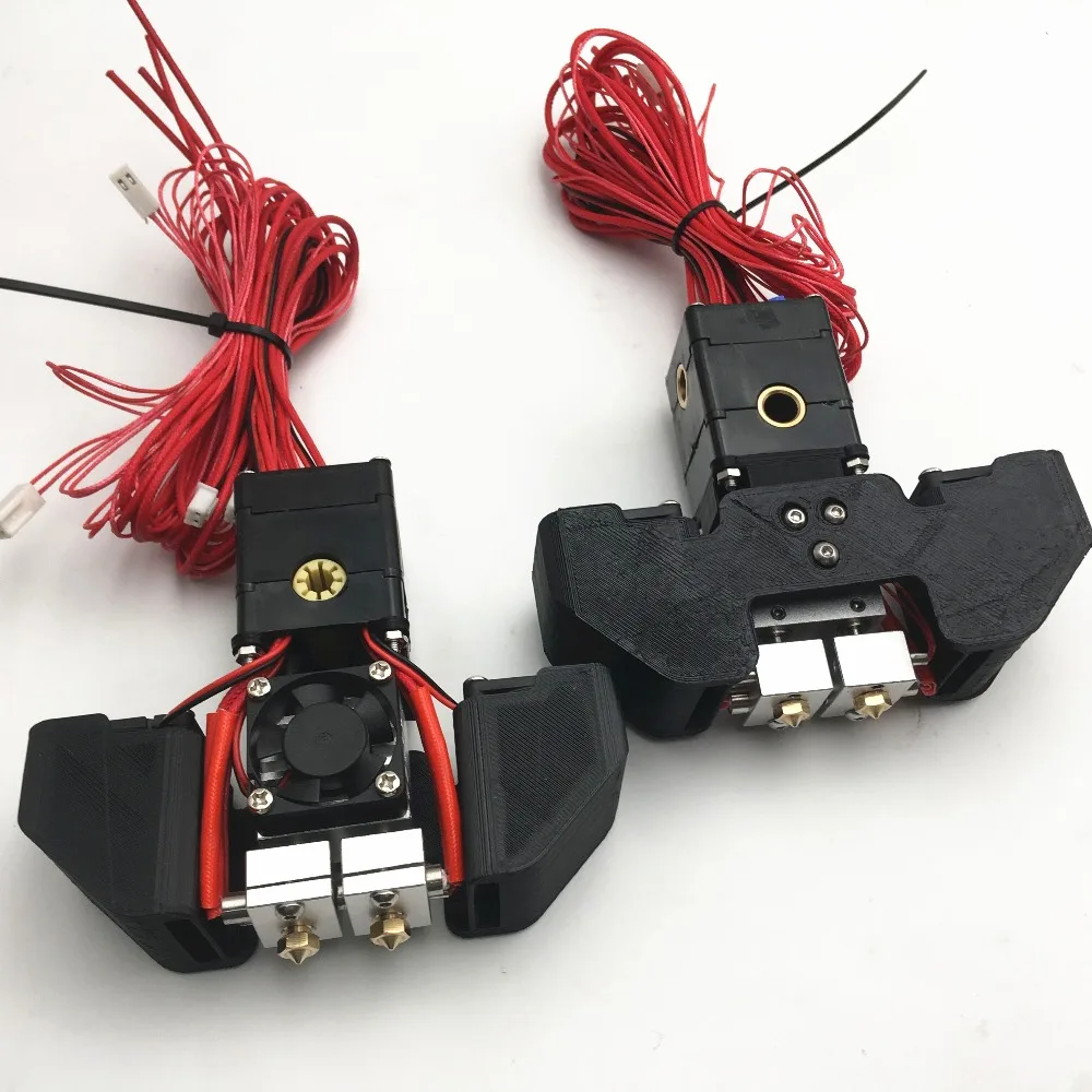 

1Set Assembled Ultimaker 2+3D printer Chimera hotend kit PT100 Version dual extruder 2 inlet 2 extrusion head 1.75MM filament