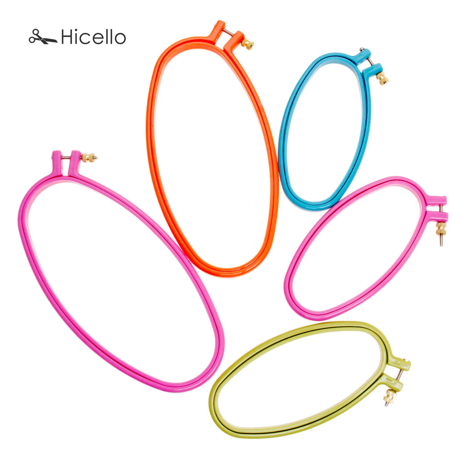 

Oval Embroidery frames PP for Cross stich tension tambout Ring Handcraft DIY Professional Accesseries Tools 2 sizes