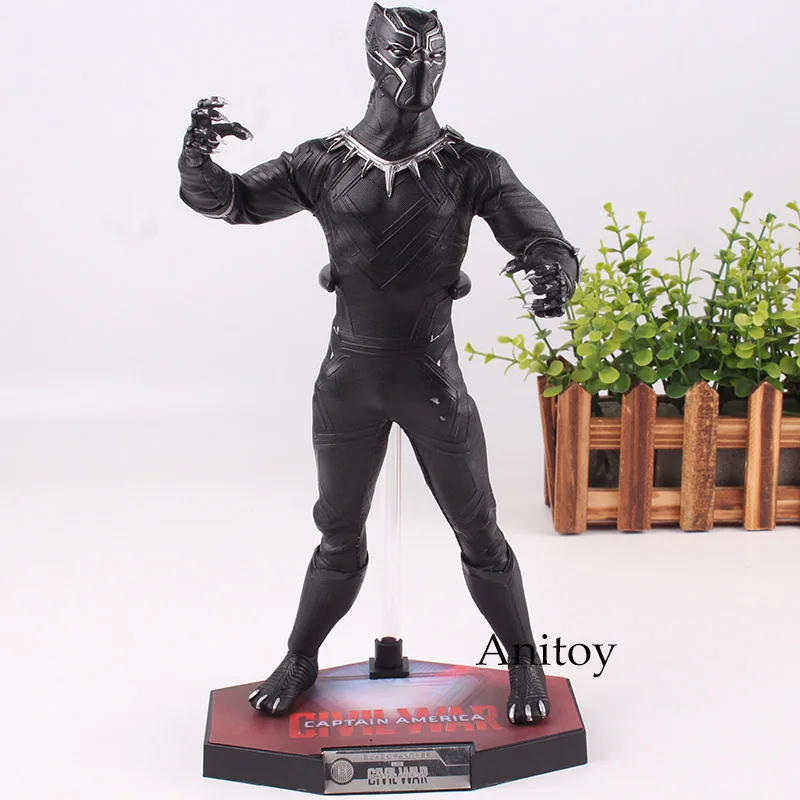 

HC TOYS Avengers Toys Avengers Infinity War Black Panther Figure PVC Action Figure Marvel Toys Panther Toys 31cm