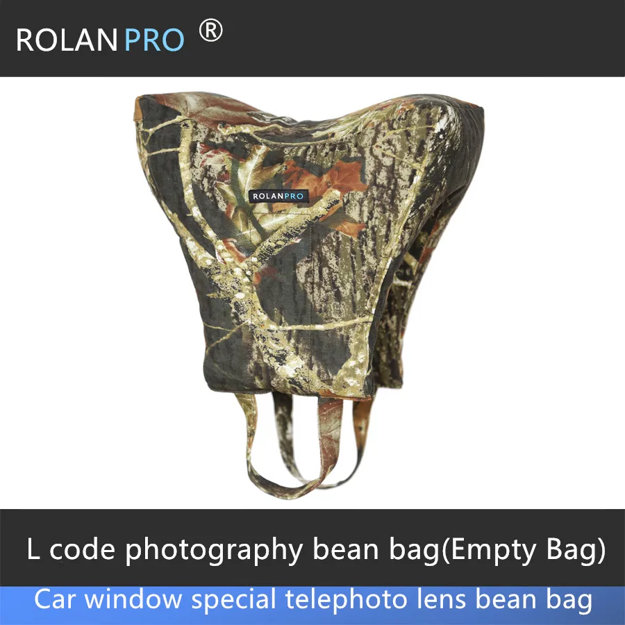 

ROLANPRO Lens car window Pillow Lens Gun Pillow( With openings, must be self loading)Large size Photographic Bean Bag Empty Bag
