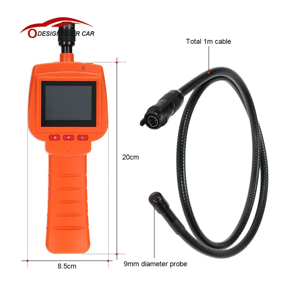 Prix pour Kkmoon voiture de diagnostic-outil de voiture-détecteur Classique Caméra D'inspection Étanche Endoscope Endoscope avec 9mm Sonde 2.4 "écran Prix pour Kkmoon voiture de diagnostic-outil de voiture-détecteur Classique Caméra D'inspection Étanche Endoscope Endoscope avec 9mm Sonde 2.4 "écran