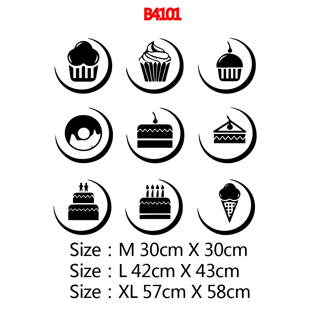 Modern Cake Wall Sticker Pvc Removable Removable Wall Sticker Art Decoration DIY Home Decor Modern Cake Wall Sticker Pvc Removable Removable Wall Sticker Art Decoration DIY Home Decor