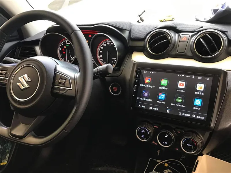 Yulbro Octa 4 Гб ОЗУ 32 ПЗУ 9 дюймов автомобильный dvd плеер на основе android для Suzuki Swift 2017