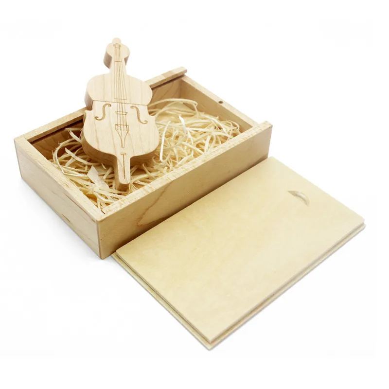 Cello SHANDIAN(более 10 шт. бесплатный логотип) деревянная гитара+ коробка usb флэш-накопитель Скрипка Музыка memory Stick 4 ГБ 16 ГБ 32 ГБ 64 Гб фотография подарок - Цвет: Cello