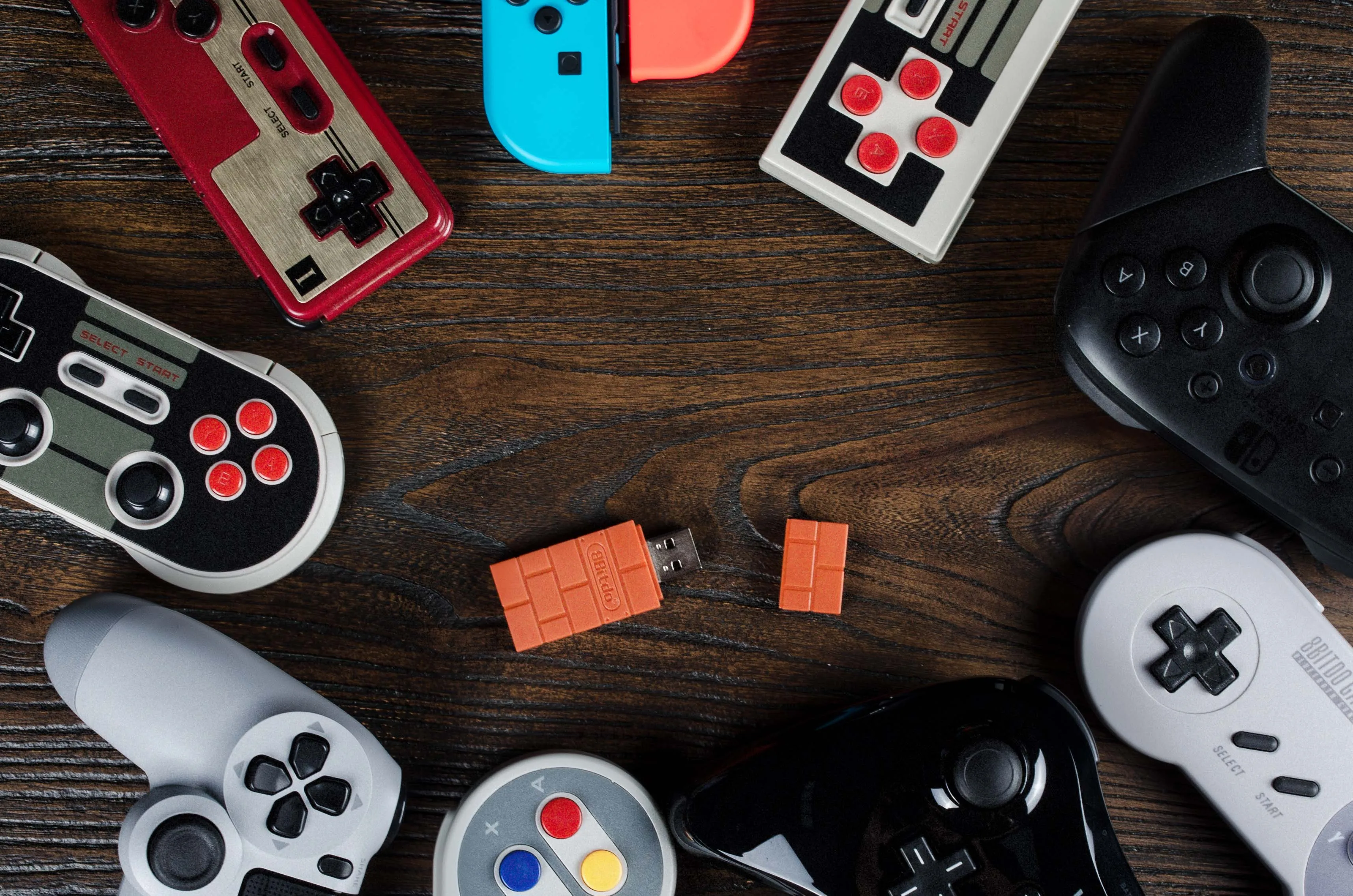 8 bitdo USB беспроводной bluetooth-адаптер, приемник для Windows Mac для переключателя NAND для PS3/Xbox one контроллер