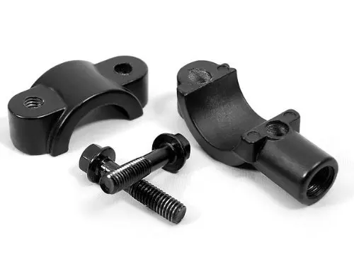 2pcs 25mm Motorbike 10mm Handlebar Mirror Mount Black Motorcycle Handlebar Rearview Side Mirrors Adapter Holder Clamp For Honda (10)