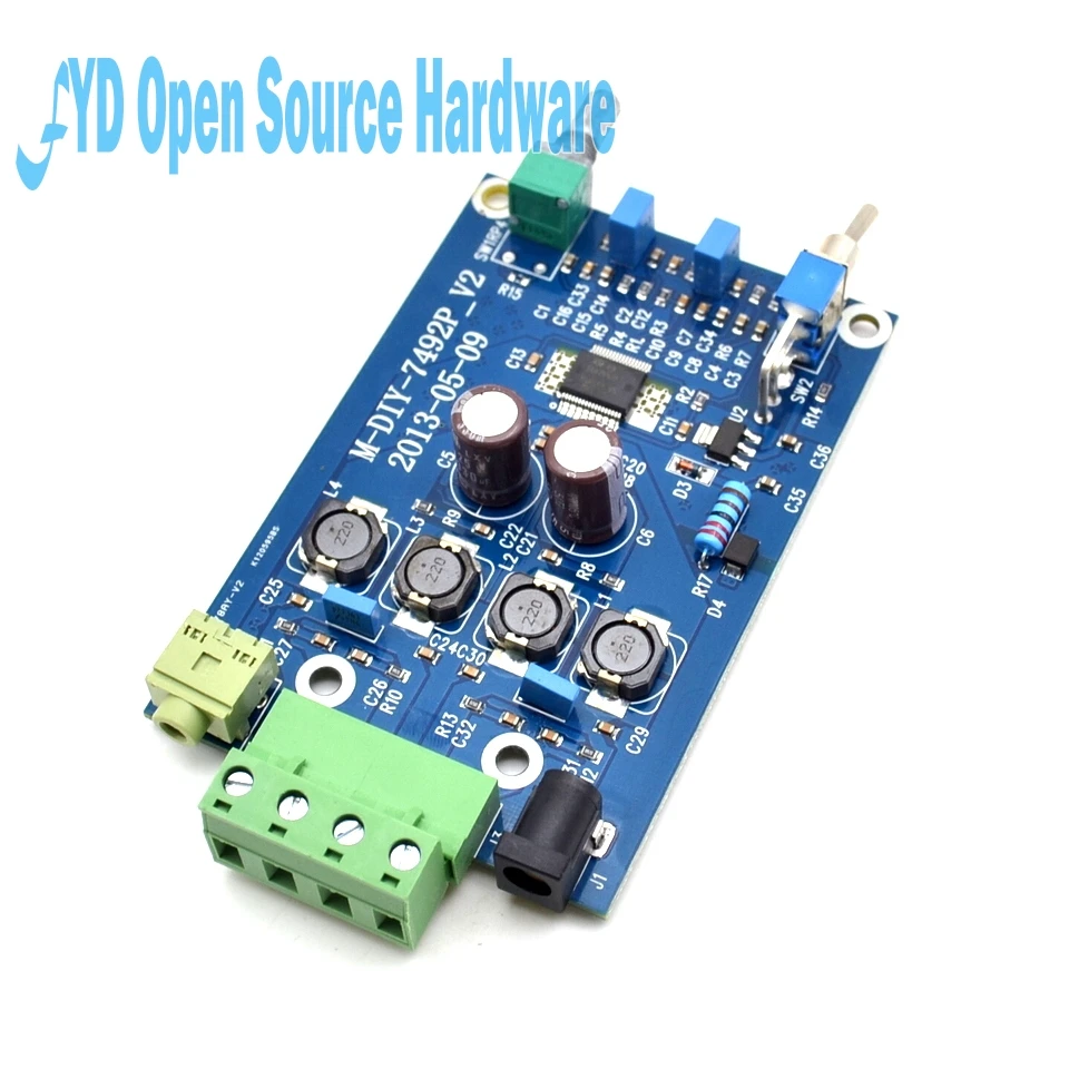 TDA7492P Digital Audio Amplifier Board HI FI 2x25W DC 12 24V For Auto