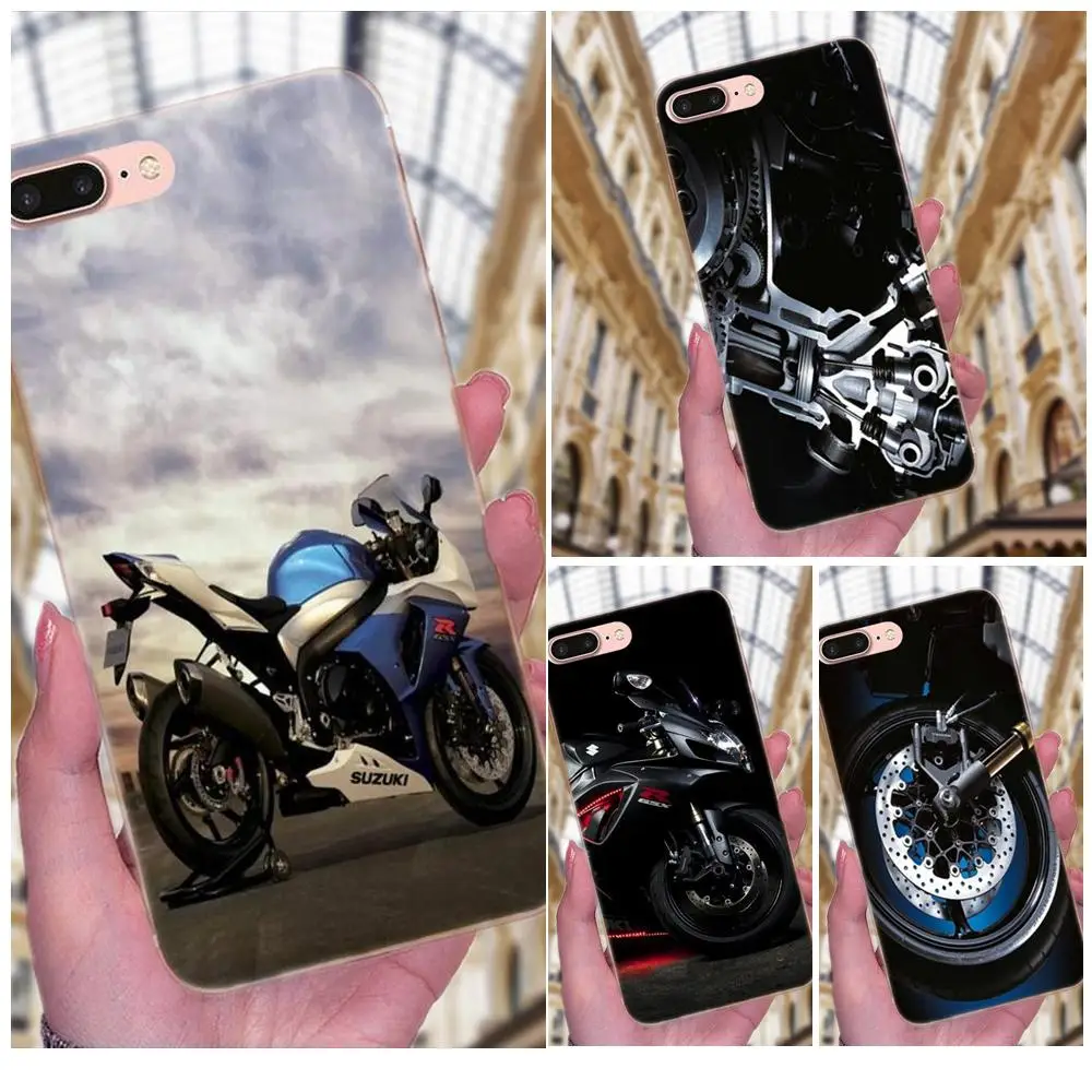 Для Sony Xperia Z Z1 Z2 Z3 Z4 Z5 compact Mini M2 M4 M5 T3 E3 E5 XA XA1 XZ Premium Diy чехол для телефона мотоцикл Suzuki