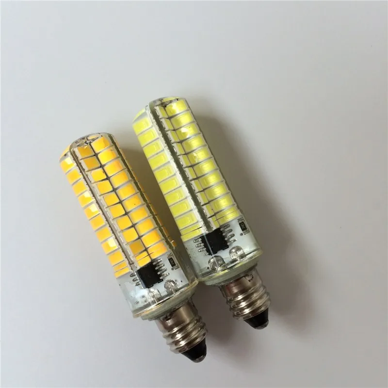 G4 G9 E11 E12 E14 SMD5730 80 светодиодов 8 W 110 V 220 V светодиодные лампы украшения люстра кристалл матовый кукурузной формы огни 10 шт./лот