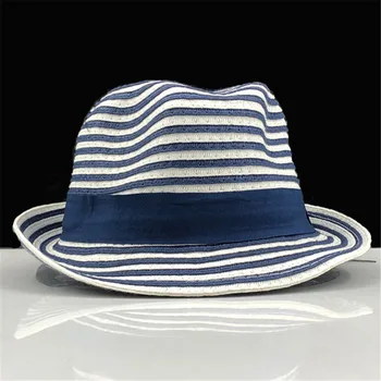 

Parent-child sun hat Cute children sun hats bow hand made women straw cap beach big brim hat casual girls stripe summer cap
