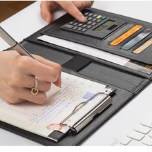 Многофункциональная папка для документов А5, папка для менеджера по продажам, папка для контракта, планшет для бумаг, блокнот, калькулятор