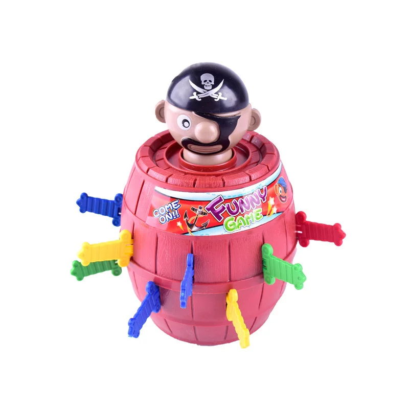 Tricky Pirate Barrel Funny Lucky Game for Kids and adults Lucky Stab Pop Up  Toys Intellectual Game For Kids