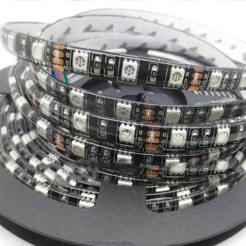 cheap Fashion Home Decoration 5m LED Strip Light 5050 SMD Waterproof 12V 60W Lights Line For Bars Party Courtyard Advertising HUG Deal