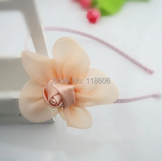 Sunflower kids Headband orange.jpg