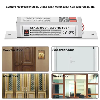 

Electric Mortise Deadbolt Lock Low Temperature Bolt Lock NC Mode for Door Access Control