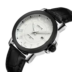 Бизнес новый для мужчин смотреть повседневное часы нержавеющая сталь ремешок кварцевые наручные часы для мужчин's повседневное