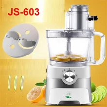220V/50 Hz Commercial Lemon Slices Machine JS-603 Electric Fruits Slicer 2.5L Capacity Potato Slices Speed 300r / min 100W