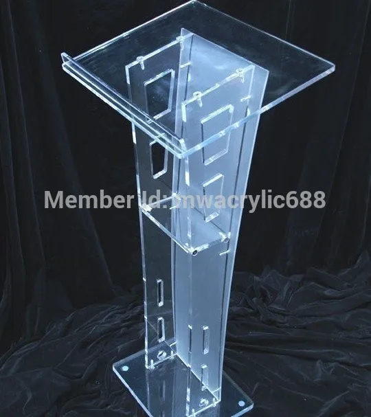 Meble ambona darmowa wysyłka nowoczesny Design tanie akrylowe pulpit akrylowa ambona