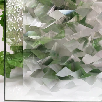 

60*200 cm decorative Windows Films - 3D Crystal Icicles design Windows Doors Privacy Stickers - Glass Cling Self Adhesive Home