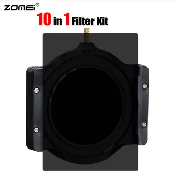 10 in 1 Zomei 100x150mm Gradient + Full Color ND2 ND4 ND8 ND16 + 100mm Multifunctional Filter Holder + 77mm Ring for Cokin Z LEE
10 in 1 Zomei 100x150mm Gradient + Full Color ND2 ND4 ND8 ND16 + 100mm Multifunctional Filter Holder + 77mm Ring for Cokin Z LEE