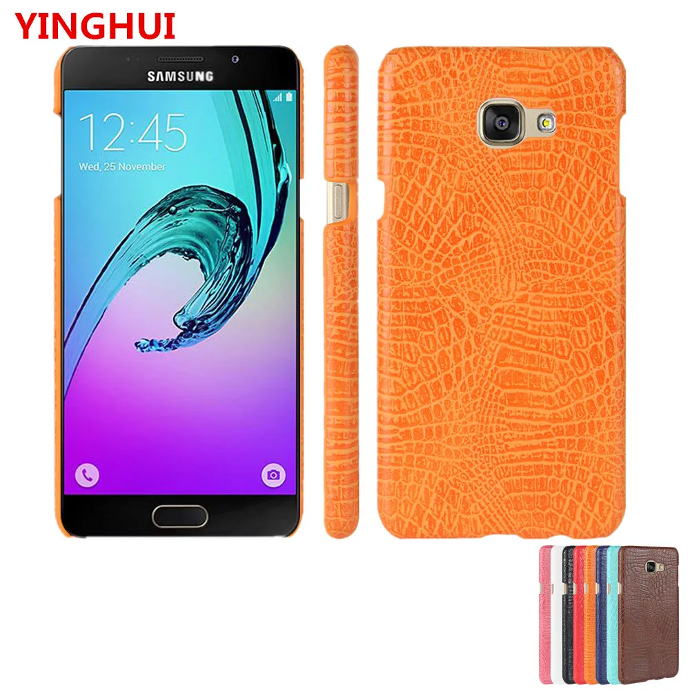 Для Samsung Galaxy A5 2016 чехол Роскошный крокодиловый узор PU кожаный для SM-A510F/DS Модный
