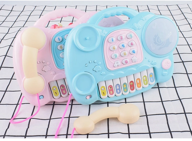 Новая математическая познавательная детская телефонная пианино история животные звуковые песни обучающая игрушка 0-12 месяцев подарок на день рождения вечерние детские игрушки
