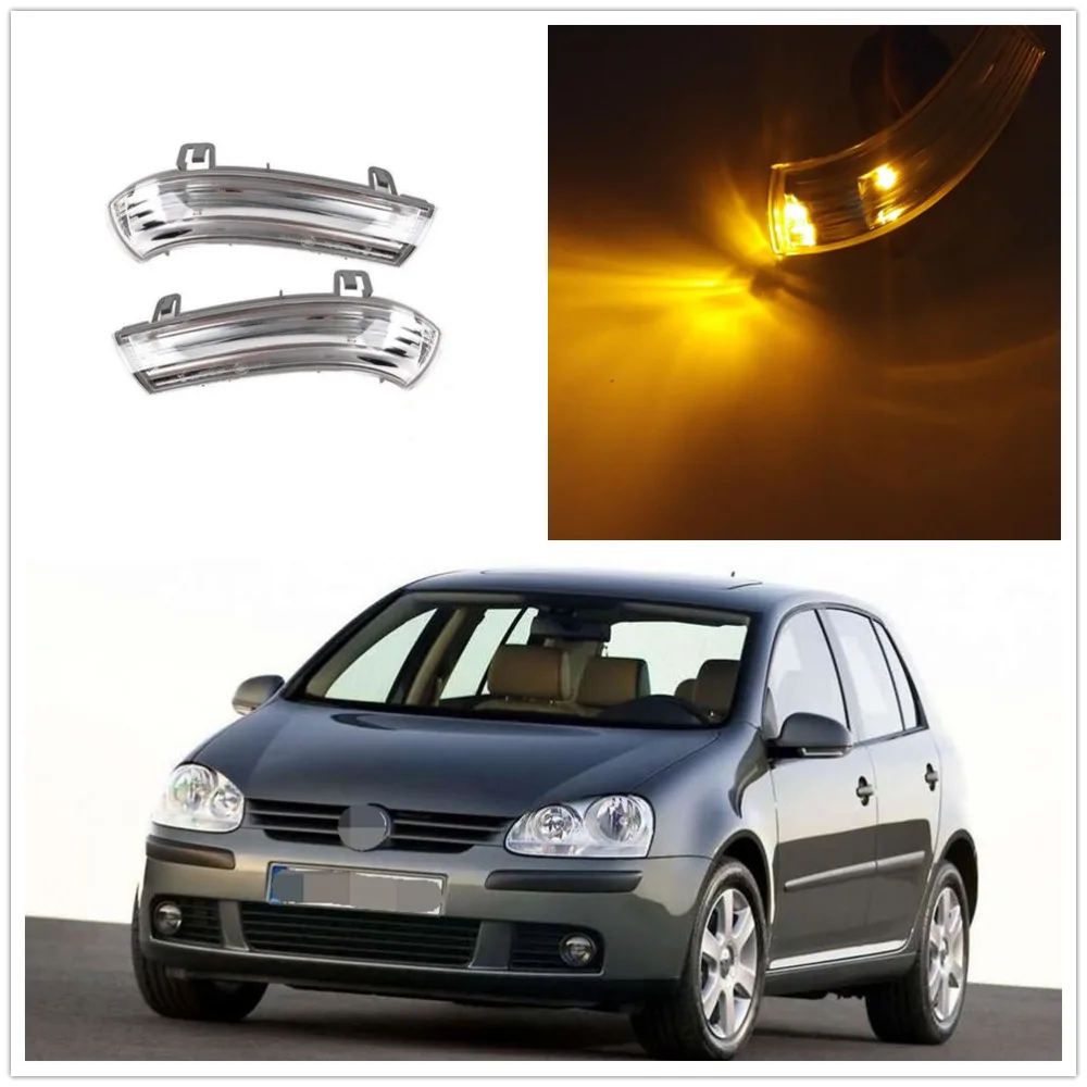 LED indicador de espejo de ala derecha izquierda Kit de Señal de Vuelta para VW 1K0949101 1K0949102