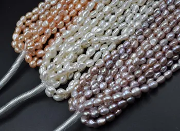 

Baroque lots 10 strands 8*10mm genuine Cultured freshwater pearl